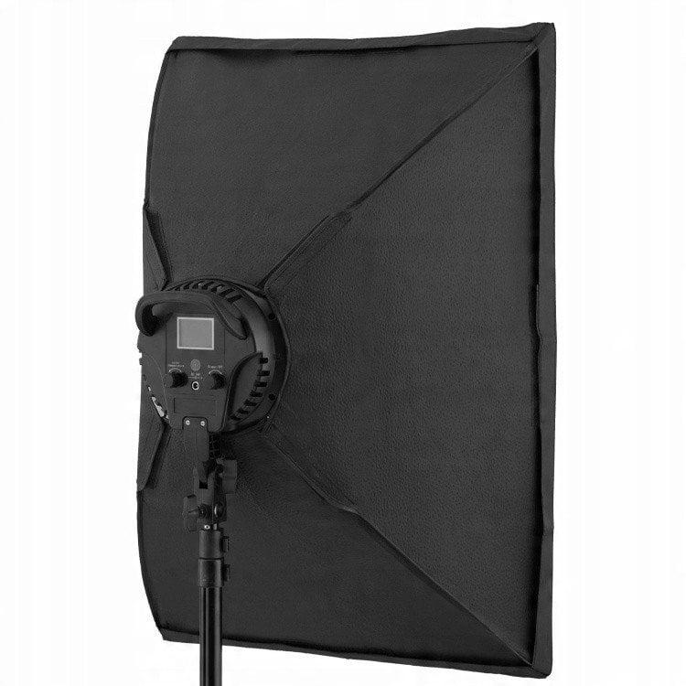Set ndriçimi LED FreePower LED-45D, softbox 50x70cm, për studio, i zi