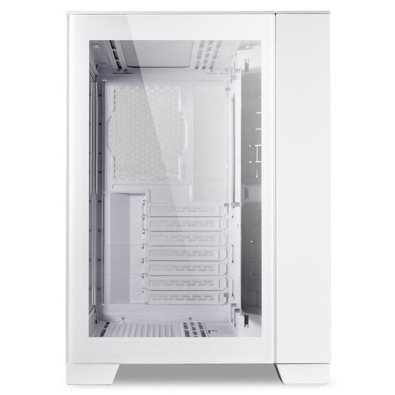 Kasa PC Lian Li O11 Dynamic Mini Snow Edition, ATX Micro ATX Mini ITX, xham i temperuar, e bardhë