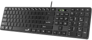 Tastierë Genius Slimstar K500 Education, me kabllo USB, pa gërma, e zezë