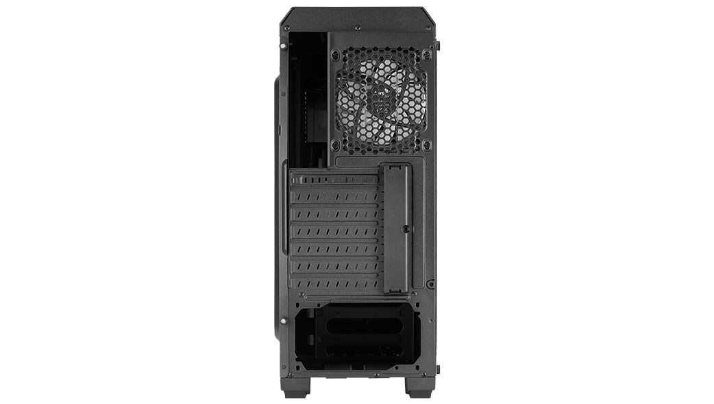 Kutia kompjuterike Aerocool Skyline ARGB, Mid Tower, panel anësor akrilik, e zezë