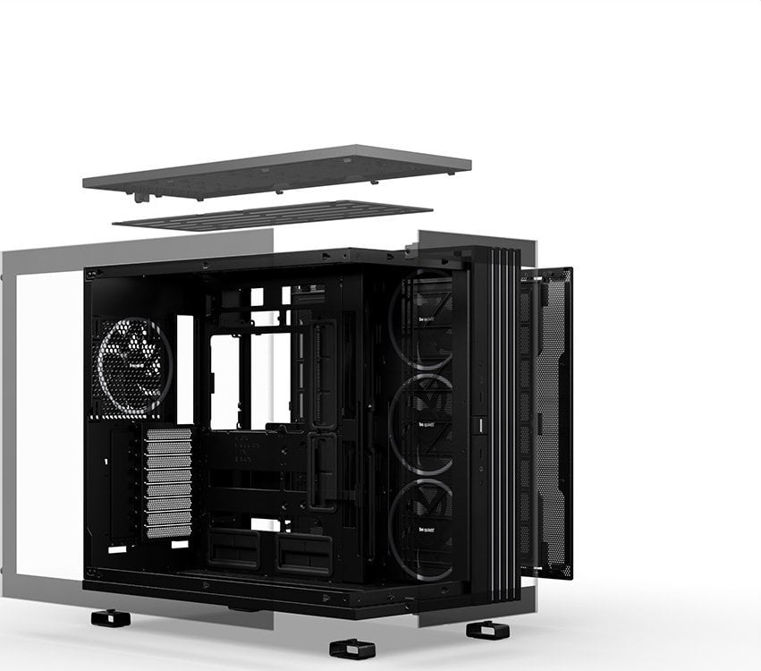 Kasa PC Be Quiet Light Base 900 FX, Full Tower, ARGB, e zezë