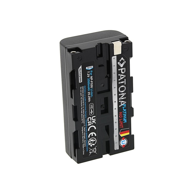 Bateri PATONA Platinum me hyrje USB-C për Sony NP-F550