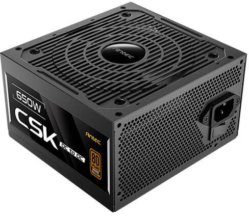 Напојување Antec CSK650DC EC, 650W, 80 Plus Bronze, црно