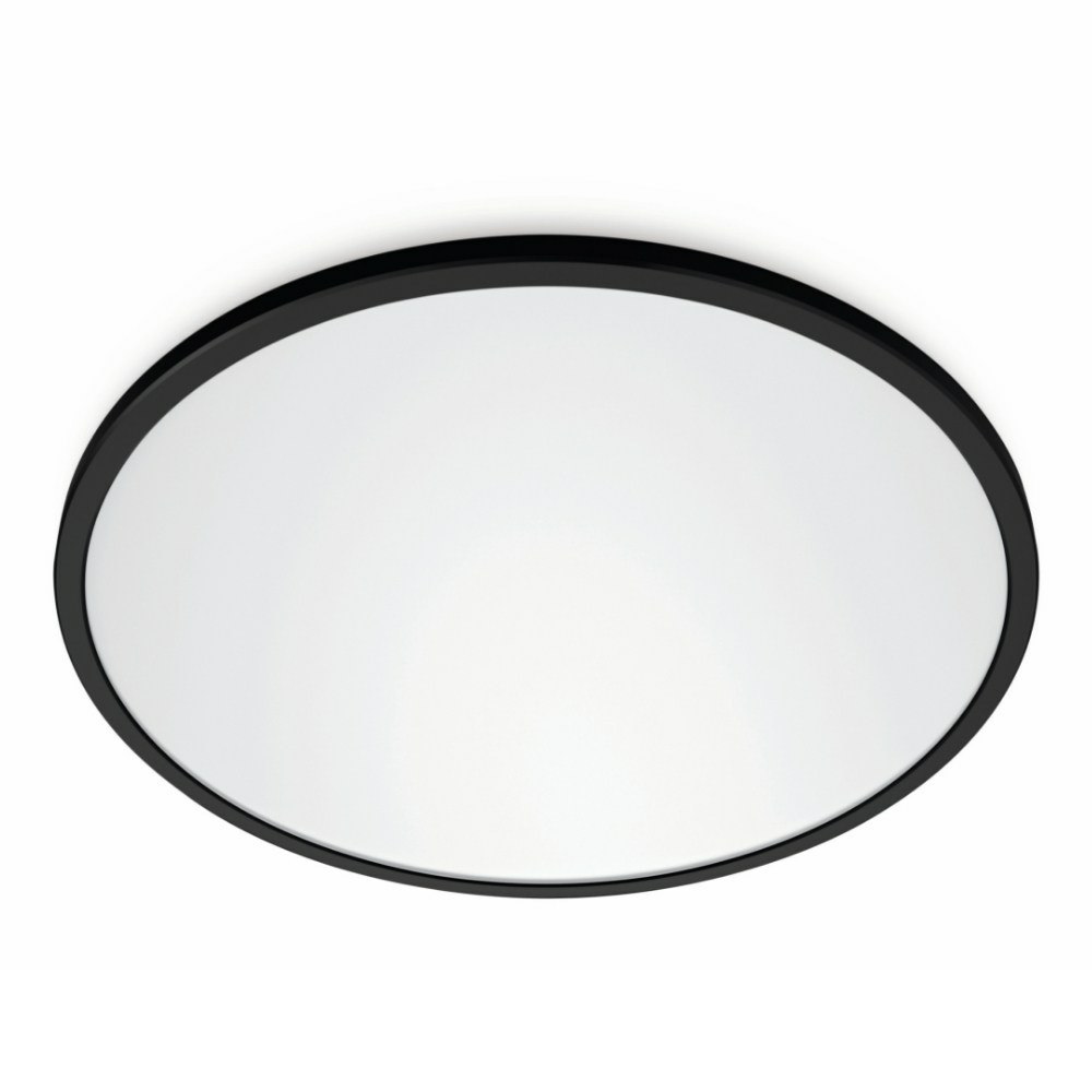 Plafonierë WiZ 8719514554955, LED 22W, dritë e rregullueshme smart, e zezë