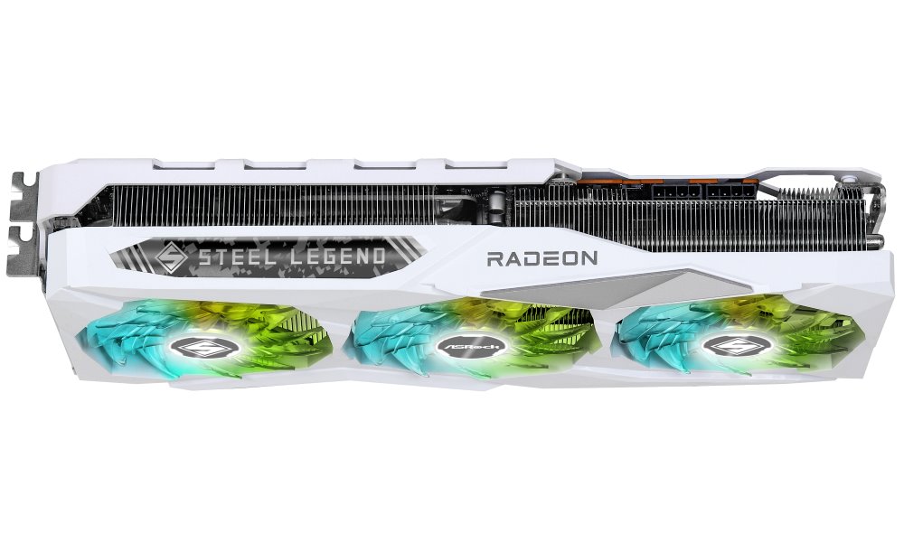 Kартичка за графика ASRock Radeon RX 7700 XT Steel Legend OC, 12GB GDDR6, бела