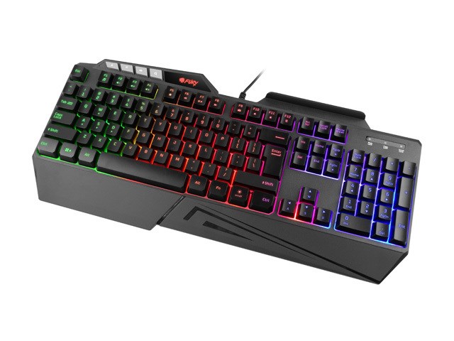 Tastierë Gaming Natec Fury Skyraider, USB, e zezë,
