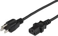 Kabllo rryme Microconnect PE110401, 1m, C13, e zezë