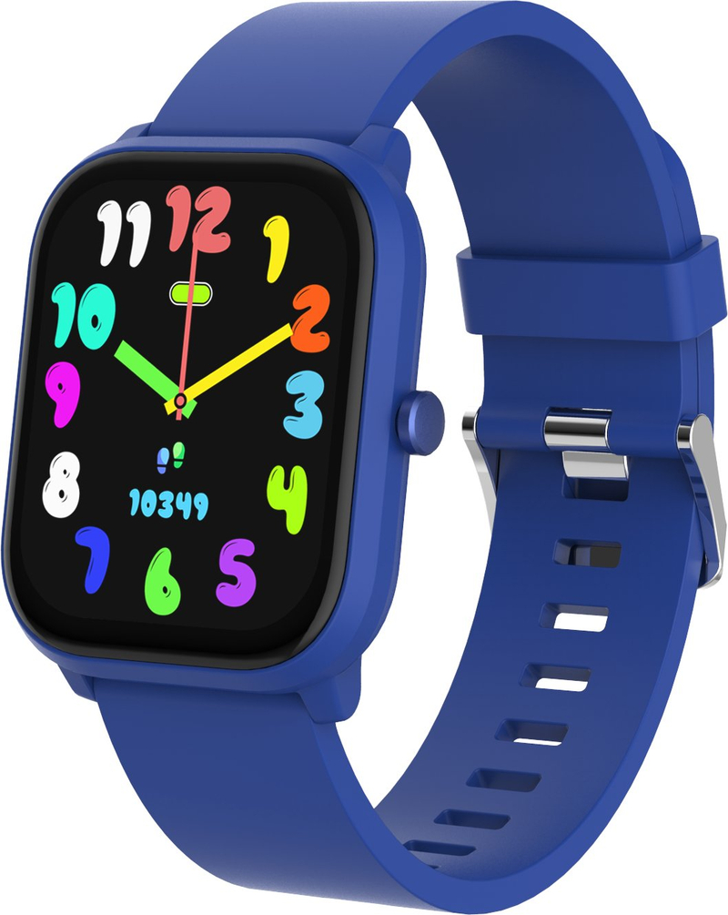 Smartwatch për fëmijë Denver SWK-120, ekran me prekje, IP68, blu