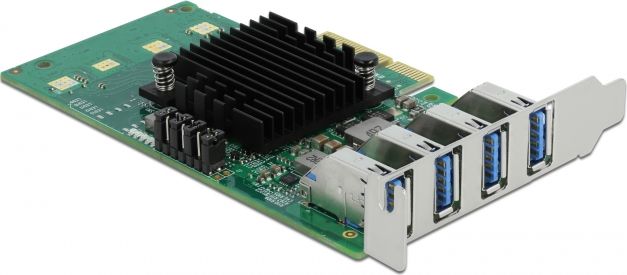 Kartë zgjeruese Delock PCIe 2.0 x4 89048, 4x USB 3.0, për PC desktop