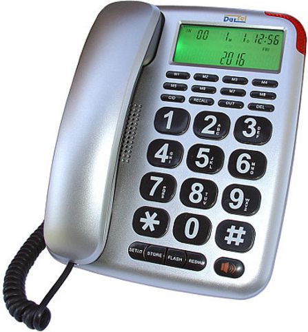 Telefon fiks Dartel LJ-290, i argjend