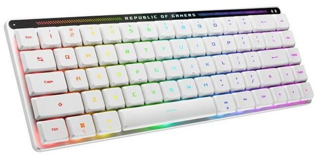 Tastierë gaming ASUS ROG Falchion RX Low Profile, mekanike ROG RX Red, wireless, e zezë