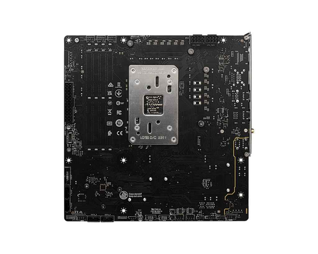 Pllakë amë MSI B650M Project Zero, B650, AM5
