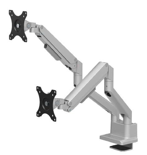Krah monitori Neomounts DS70-250SL2, për 2 monitorë 17-32", gaz, i zi