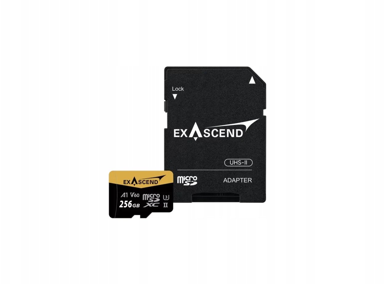 Kartë memorie MicroSD UHS-II SanDisk, 256GB, V60 U3 A1, me adaptor