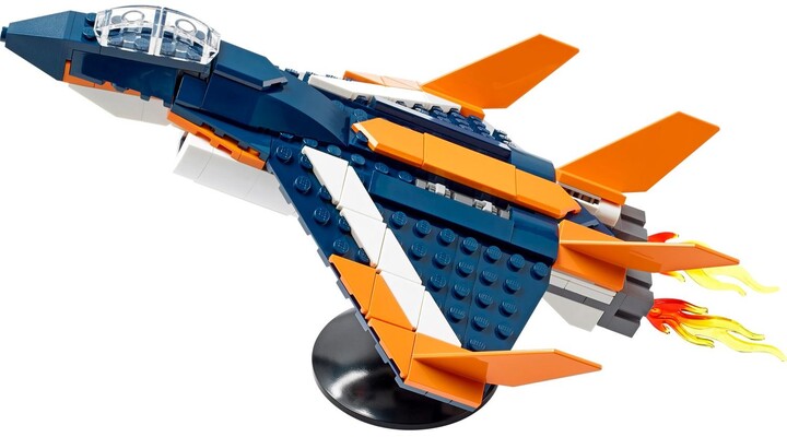 Set LEGO® Creator 3in1 31126 Supersonic jet, 215 pjesë