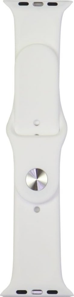 Rrip dore Audi Sport për Apple Watch, silikon, 44 45 46 49mm, i bardhë