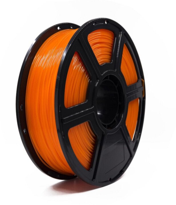 Filament për printim 3D Gearlab, PLA, 2.85mm, 1kg, i portokalltë transparent