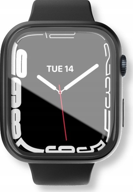 Заштитна маска NEXT ONE Protective Case Shield за Apple Watch 41mm, со интегрирано стакло, црна