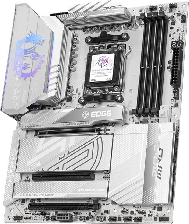 Pllakë amë MSI MPG X870E EDGE TI WIFI, AM5, DDR5, Wi Fi 7, ATX 2