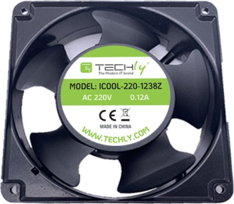 Ventilator PC Techly Fan for PC 120x120x38, 120mm, 220V, i zi 2