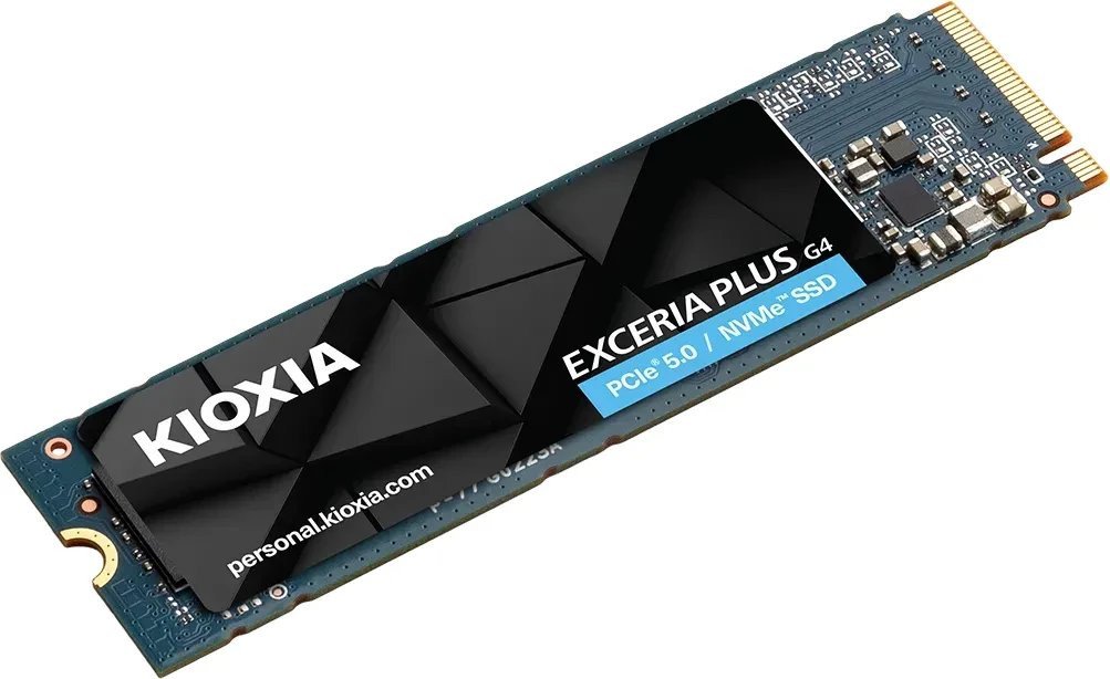 SSD i brendshëm Kioxia Exceria Plus G4, 2TB, M.2 PCIe 5.0 NVMe, i zi