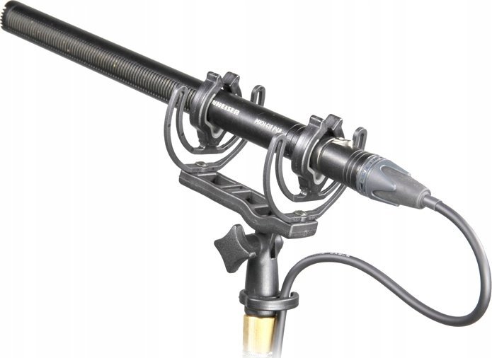 Mbajtëse pezulluese për mikrofon Rycote InVision INV-7, për studio dhe podcast, e zezë