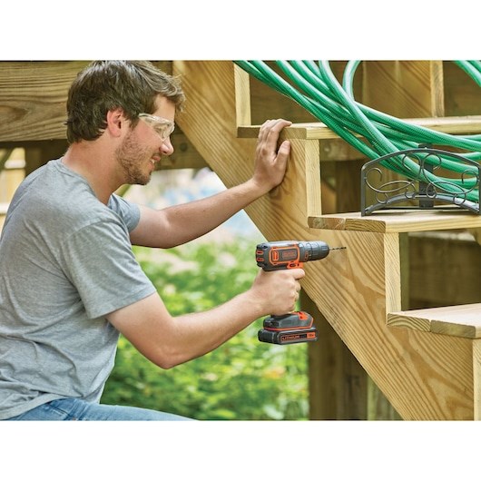 Makinë shpuse vidhosëse Black & Decker BDCDC18, 18V, 30Nm, portokalli e zezë