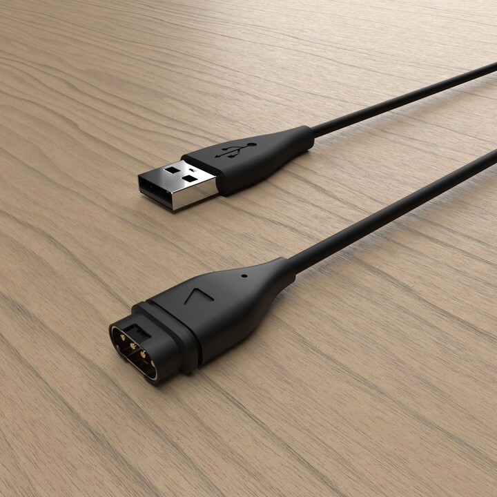 [OUTLET] Kabllo karikimi FIXED USB për Garmin Vivoactive 4S dhe orë të tjera Garmin, e zezë