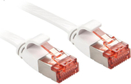 Kabllo rrjeti Lindy Patchcord, Cat6, U/FTP, 1 m, e bardhë
