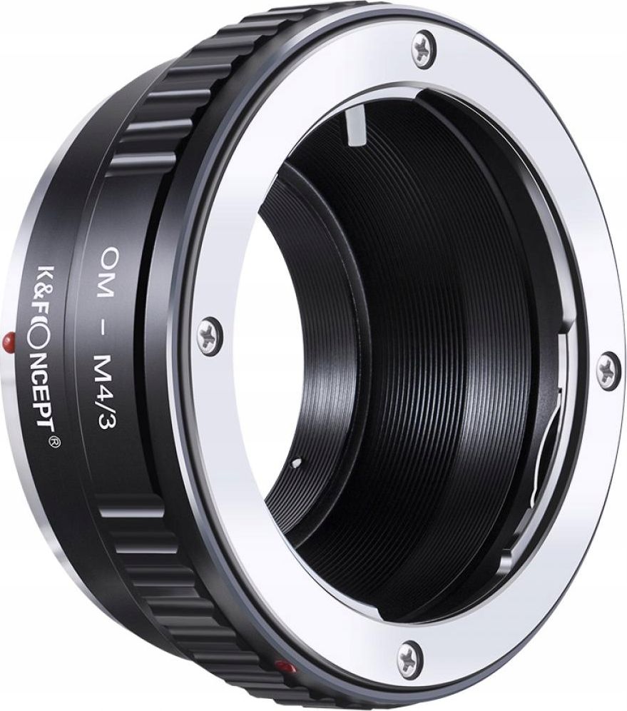 Adapter objektivi K&amp;F Concept KF06.145 për Olympus OM në Micro 4/3, fokus manual, metalik