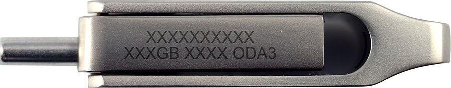 USB GoodRam ODA3, 128GB, USB 3.2 Type A dhe Type C, i kuq
