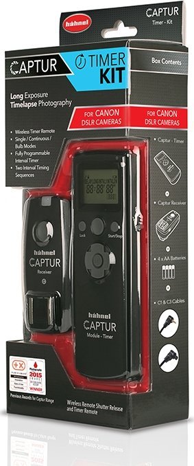 Telekomandë pa tela Hahnel Captur Timer Kit, për kamera Canon, 2.4GHz