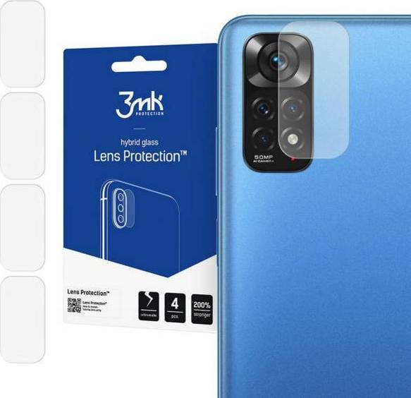 Заштита од стакло 3MK Hybrid Glass, за Xiaomi Redmi Note 11 11S, за камера, проѕирна