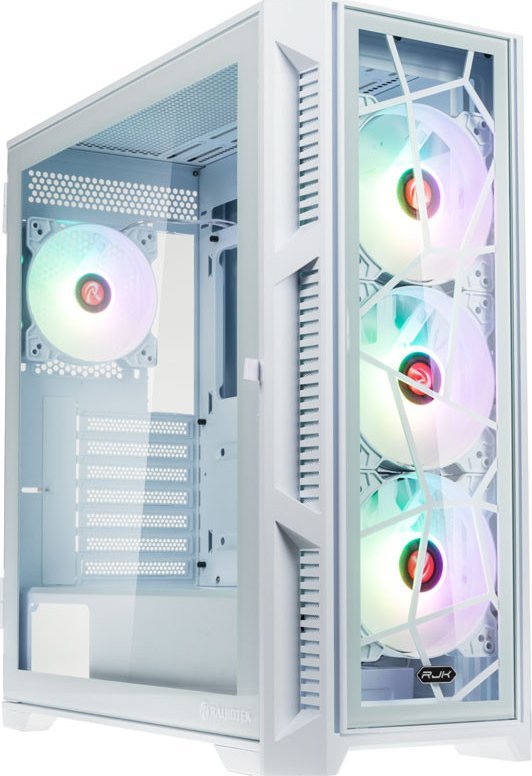 Kasë Raijintek Ponos Ultra, e bardhë, Midi Tower