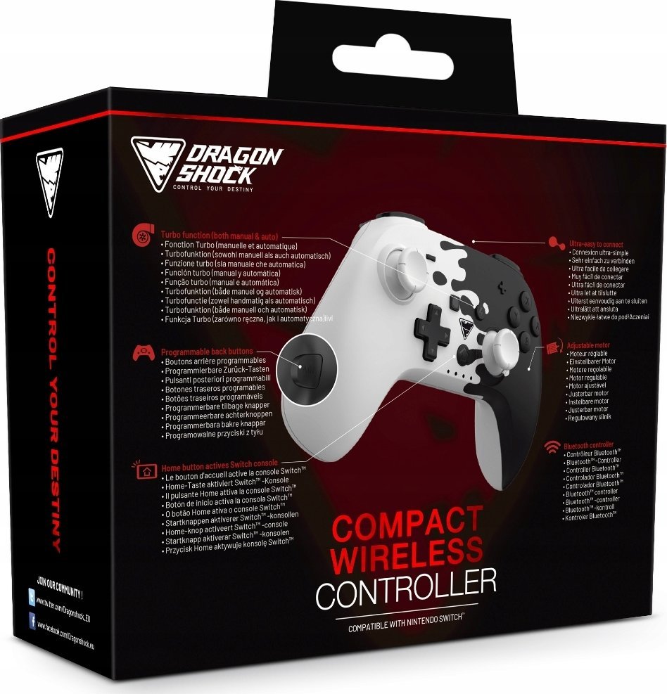 Kontroller Canyon Dragonshock, wireless, shumëngjyrësh