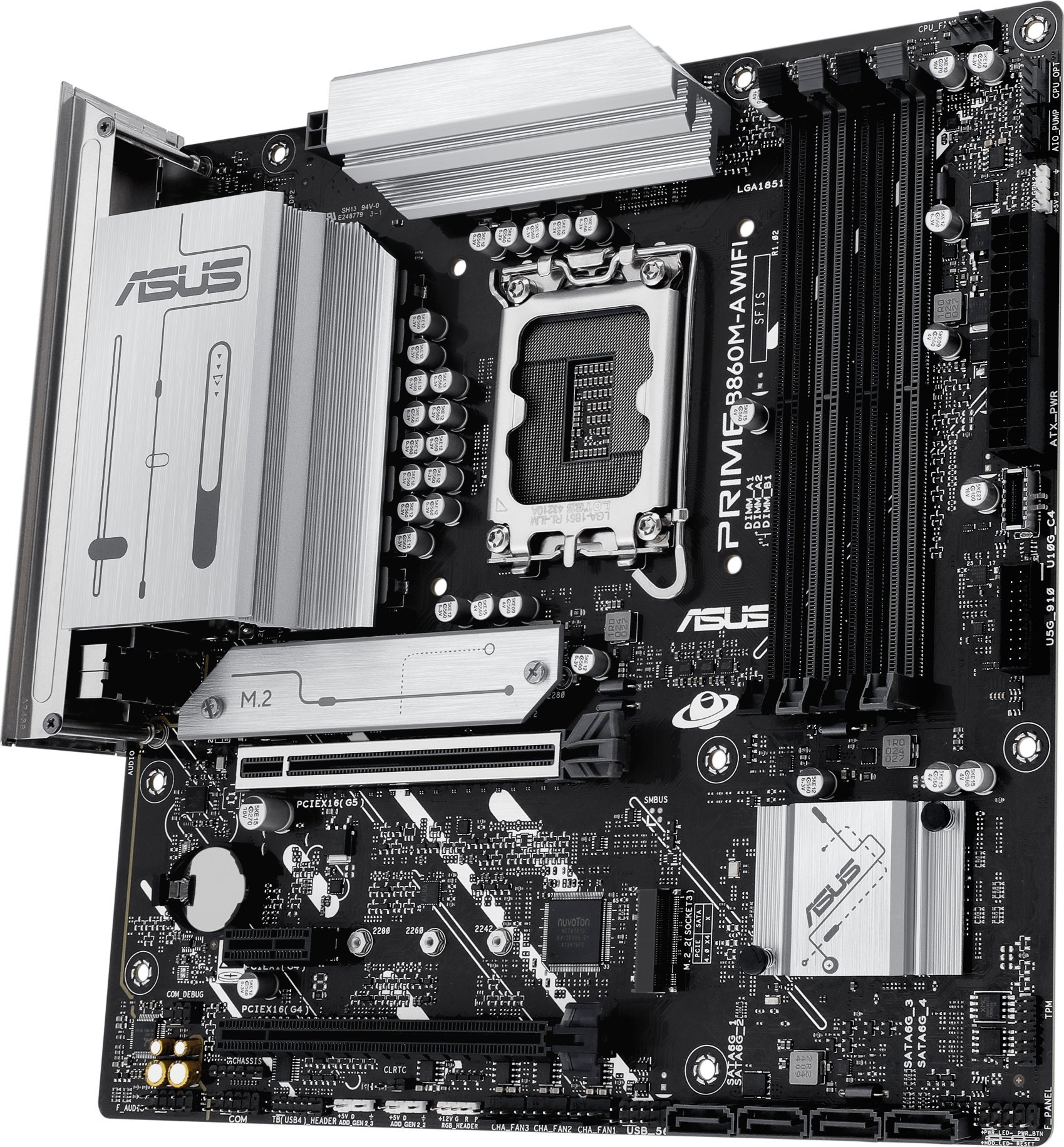 Pllakë amë ASUS PRIME B860M A WIFI, Intel B860, mATX, me WiFi