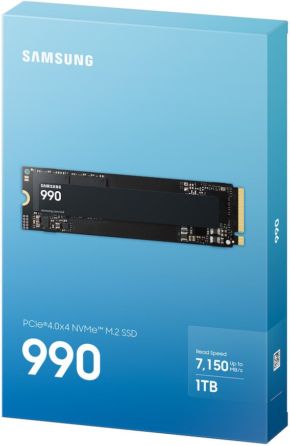 Disk i brendshëm SSD Samsung 990, 1TB, M.2 NVMe PCIe 4.0, i zi