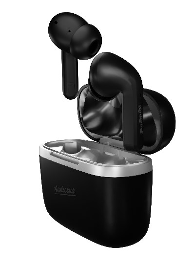 Dëgjuese Audictus Dopamine True Wireless Stereo (TWS), të zeza