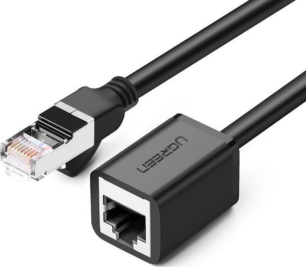 Кабел продолжувач за мрежа UGREEN 11283, Ethernet RJ45 Cat 6, 5m, црн