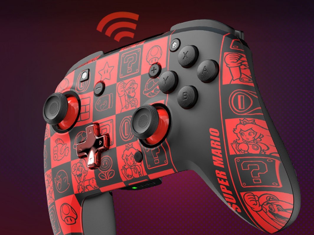 Kontroller PDP Rematch Glow in the Dark, wireless, shumëngjyrësh