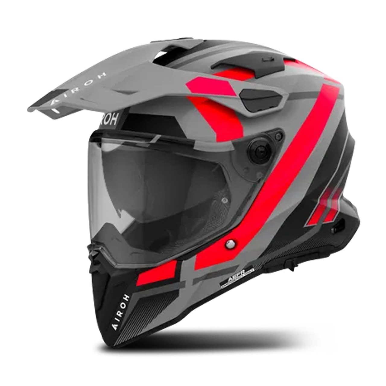 Helmetë integrale Airoh Commander 2 Mavick, ECE 22.06, Pinlock, gri e kuqe 3XL
