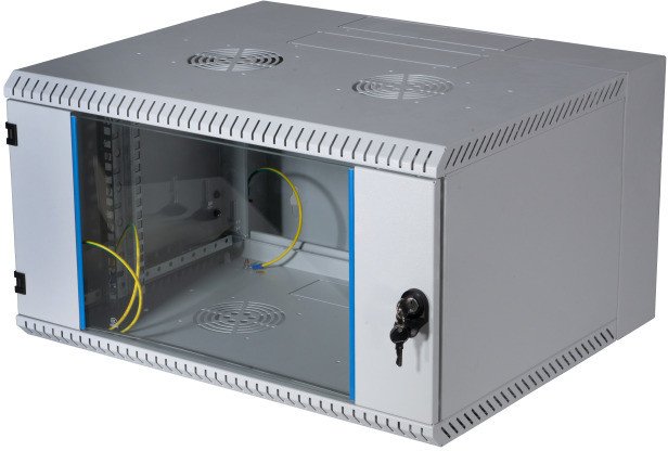 Rack muri EFB Elektronik 691606VGR.50, 6U, 19", gri