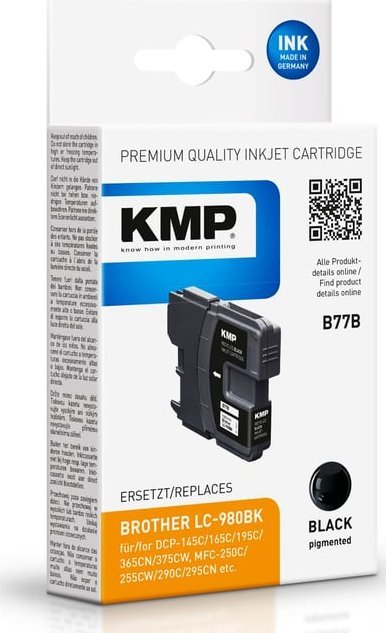 Kartush boje KMP B77B, kompatibil, e zezë