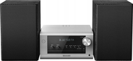 Sistem muzikor Panasonic SC-PM704EG-S, HiFi Micro, DAB+, Bluetooth, argjendtë