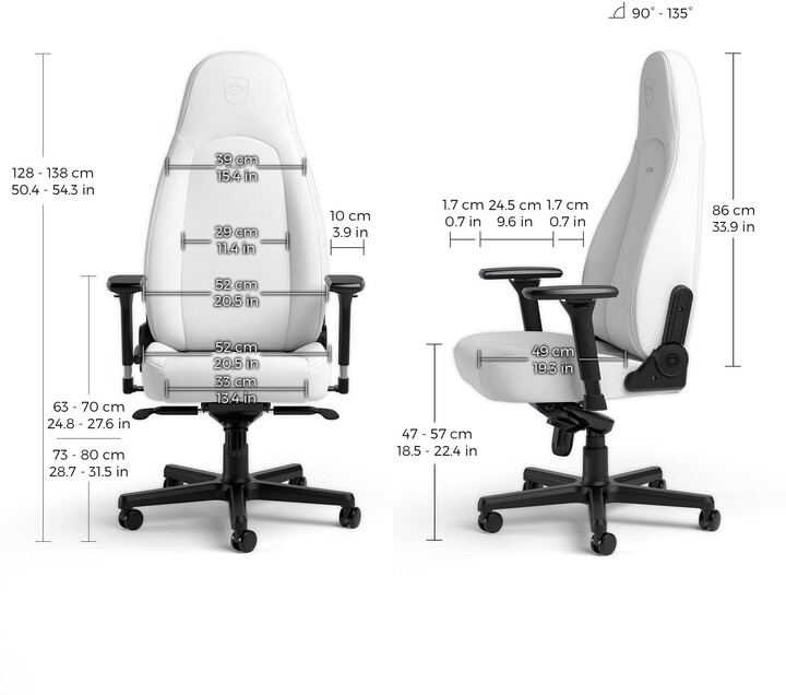 Karrige Noblechairs ICON, White Edition