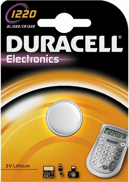 Bateri Duracell Electronics CR1220, 3V