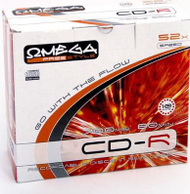 Disk CD R Omega 700MB, 52x, paketim slim 10 copë