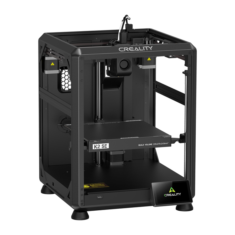 Printer 3D Creality K2 SE Combo, FDM, volum ndërtimi deri 300x300x300 mm, i zi