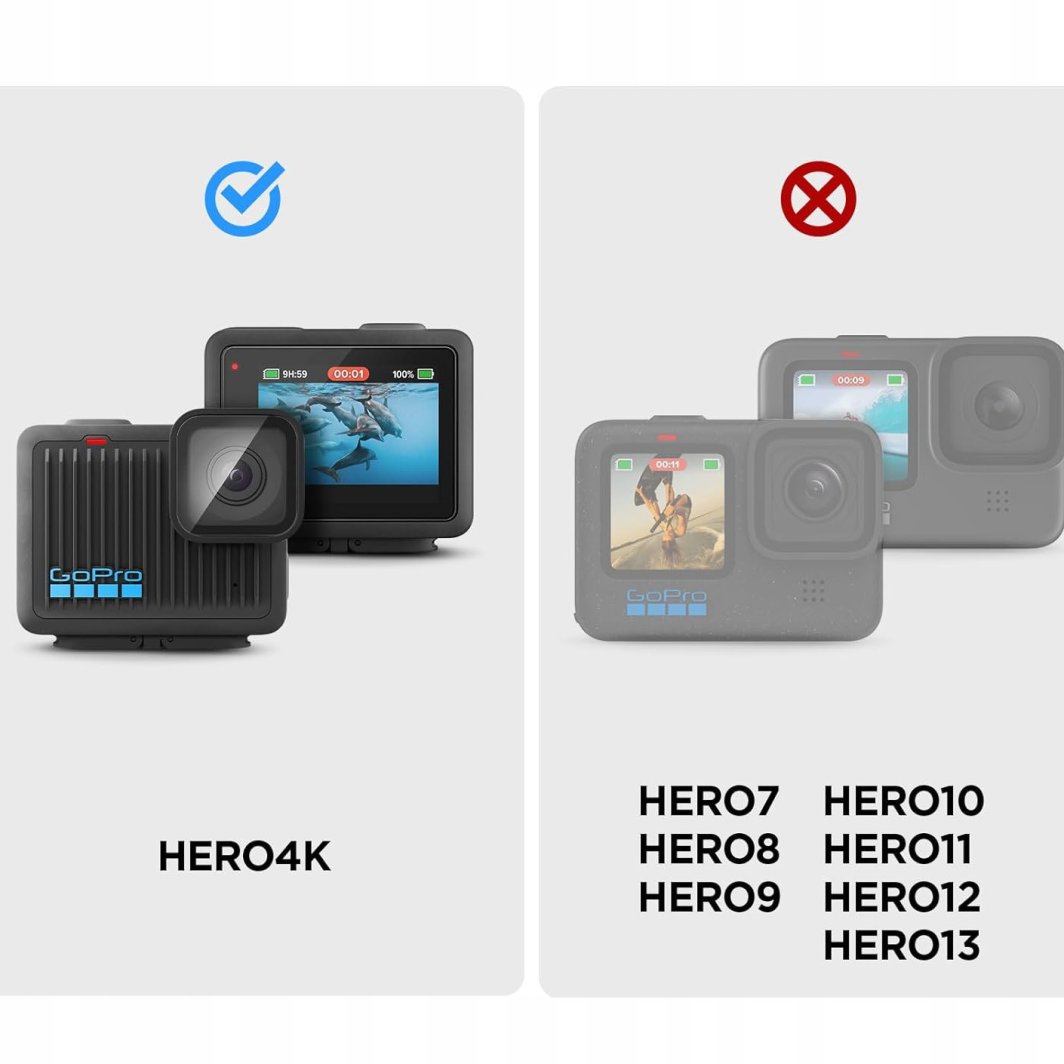 Mbrojtësi i ekranit Spigen Glas.tR Slim për GoPro Hero, 4 copë