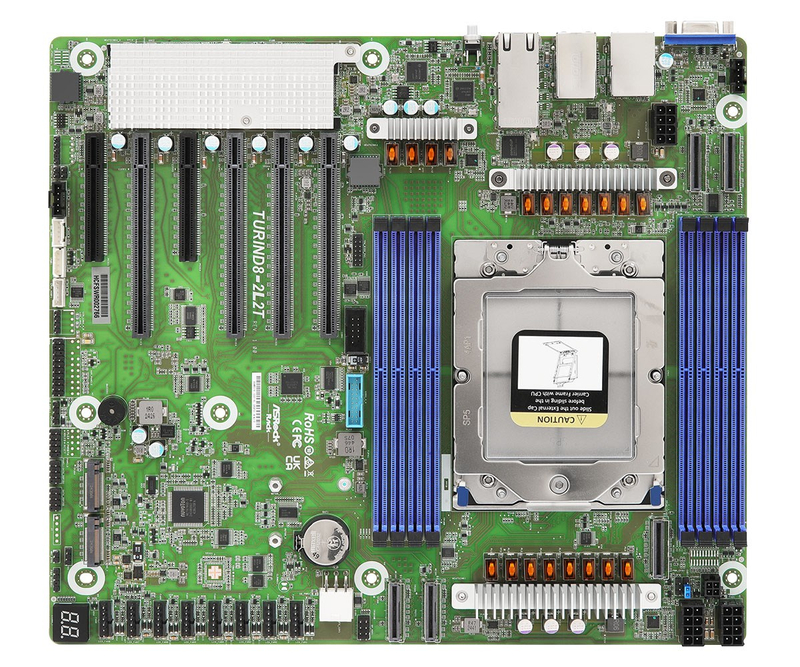 Motherboard Asrock TURIND8-2L2T, AMD SoC Socket SP5, format CEB